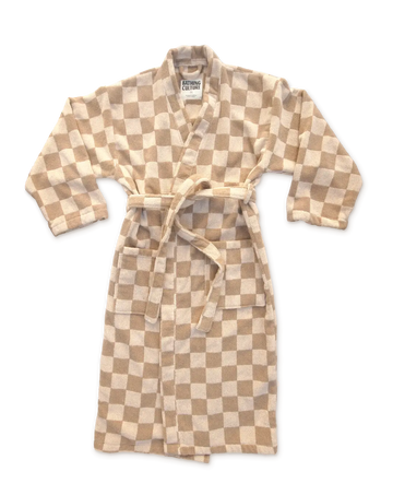 Bathhouse Check Organic Robe